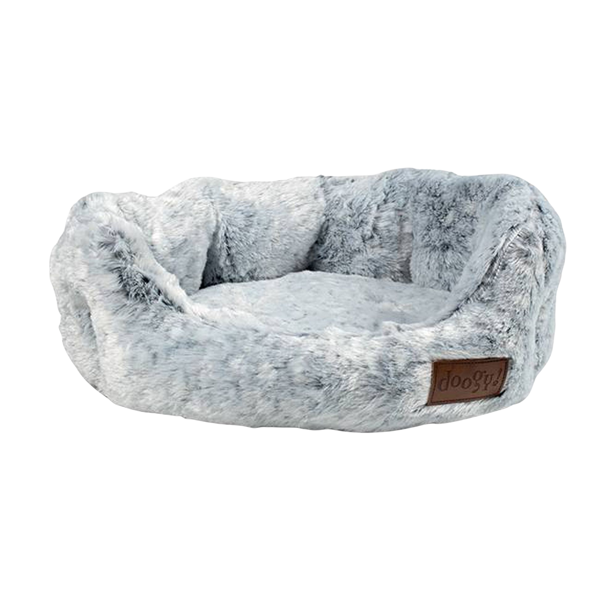 Corbeille White Panther imitation fourrure