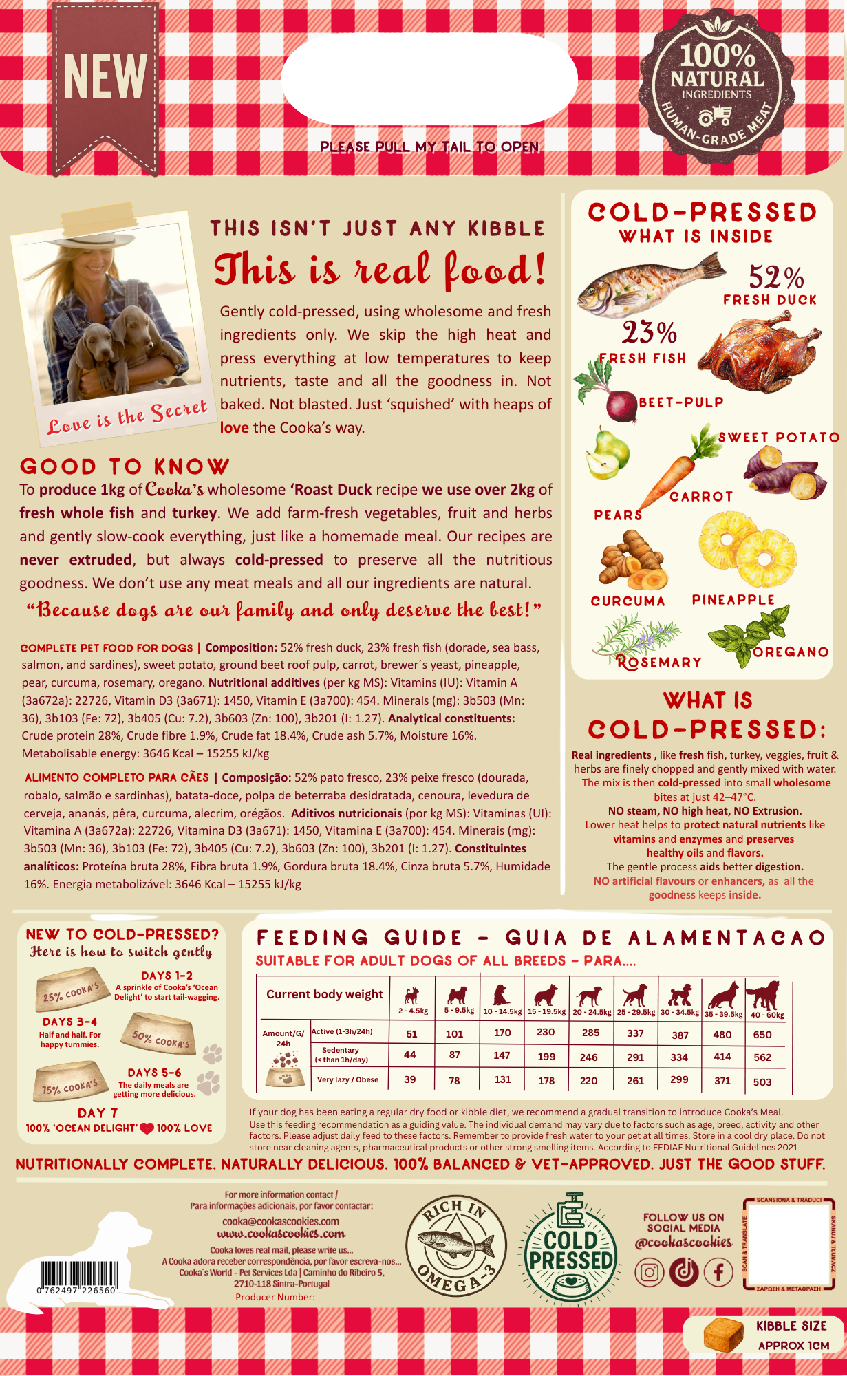 Croquettes Rôti Campagnard canard & poisson