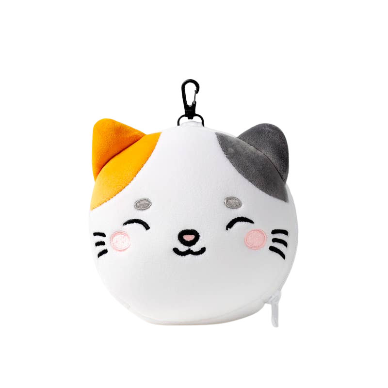 Coussin de voyage 2-en-1 Lola the Cat avec masque