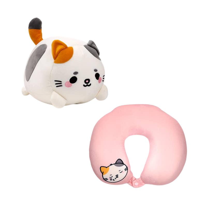 Coussin de voyage 2-en-1 Lola The Cat