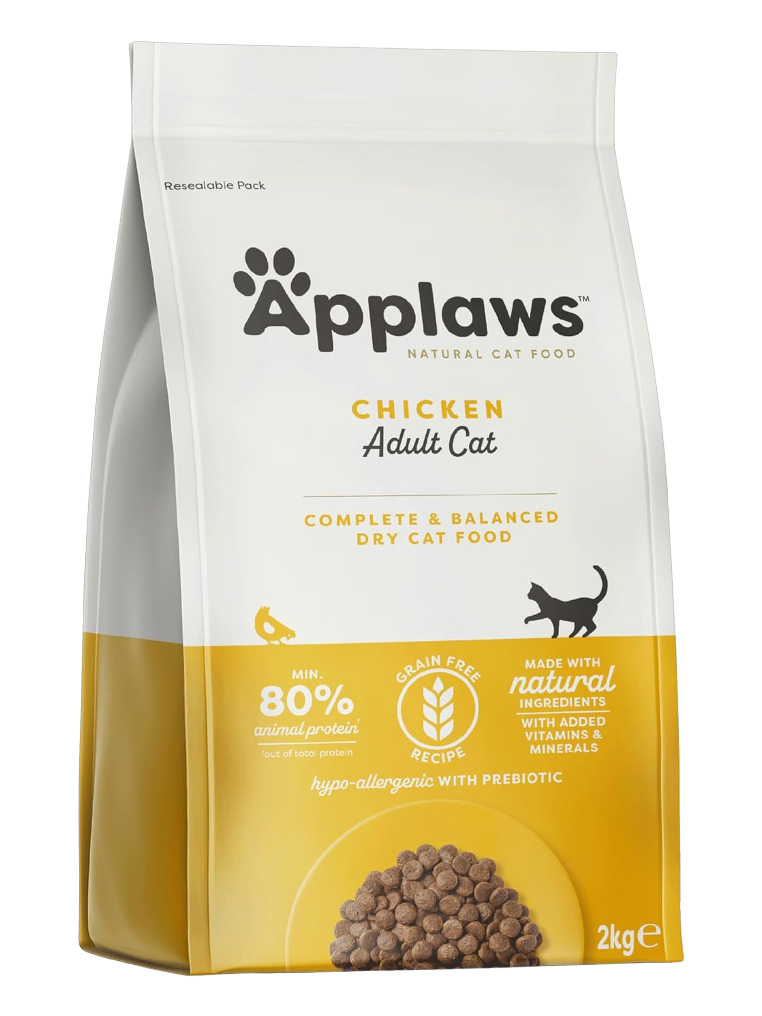 Croquettes poulet pour chats adultes – sac 2 kg
