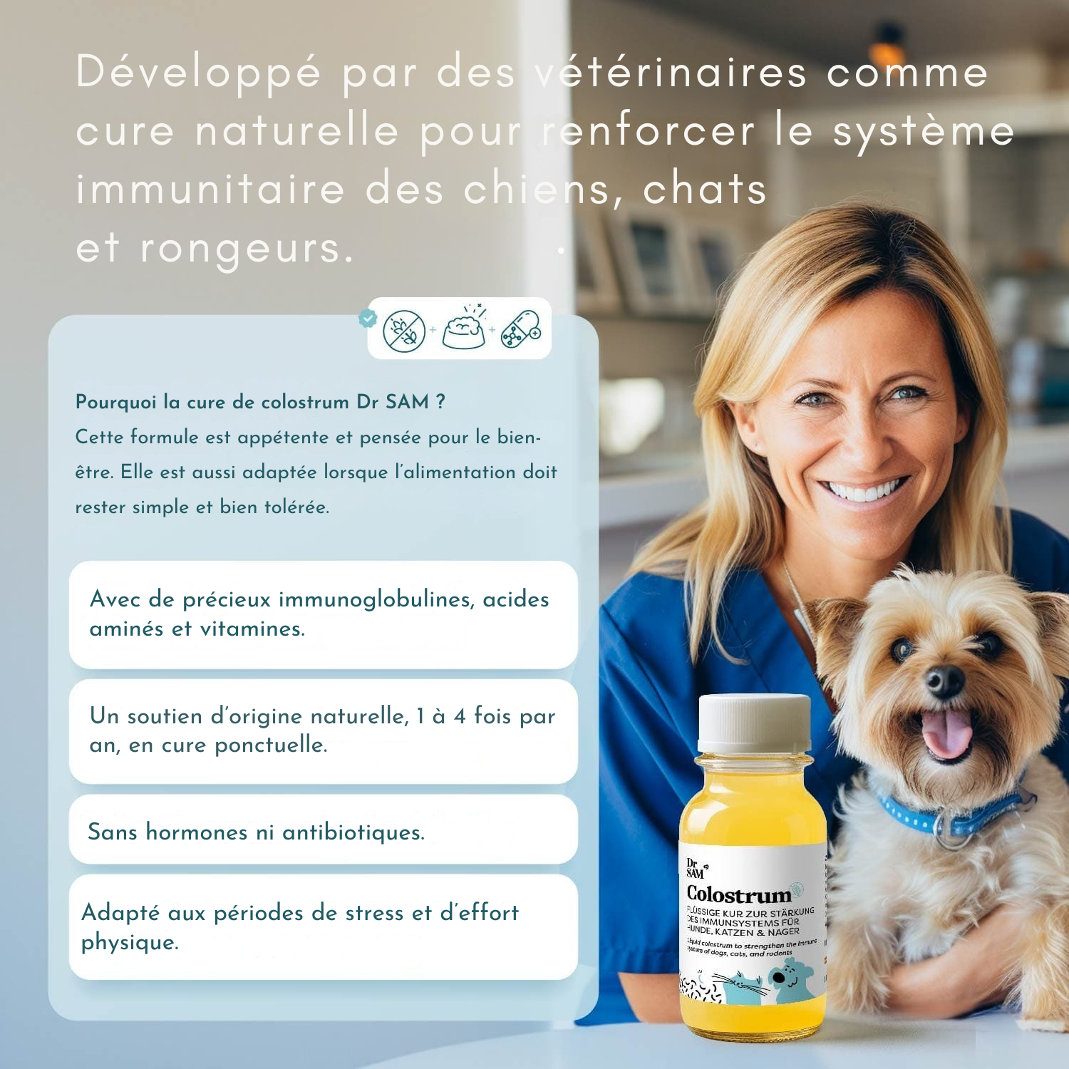Colostrum liquide – cure défenses naturelles