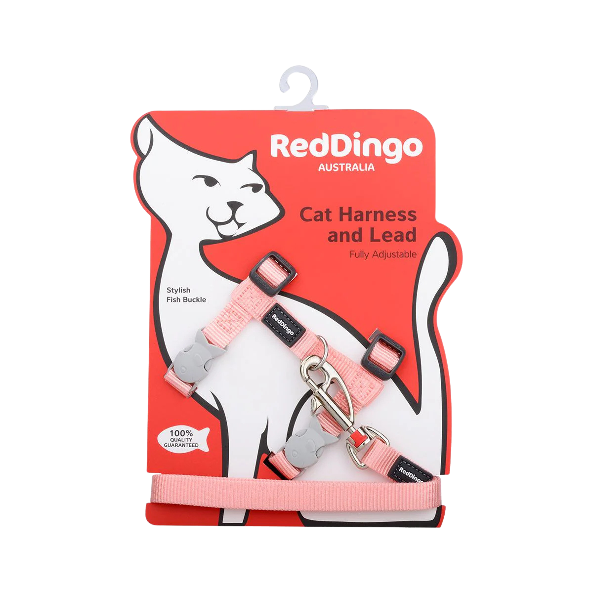 Pastel nylon harness and leash set