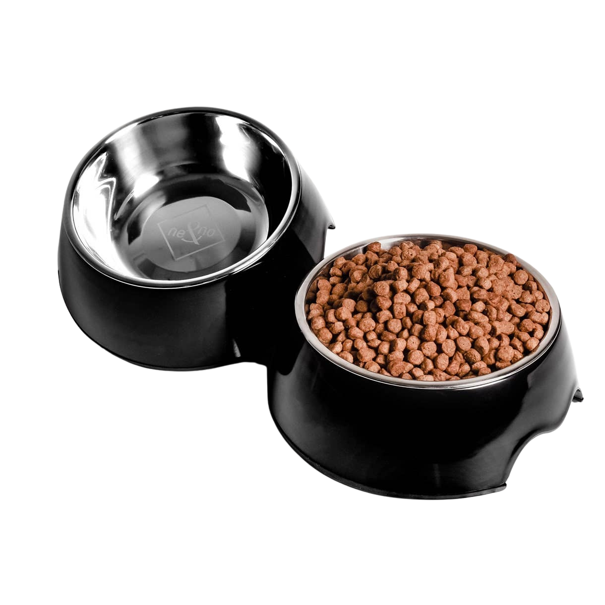 Lot de 2 gamelles mélamine & inox