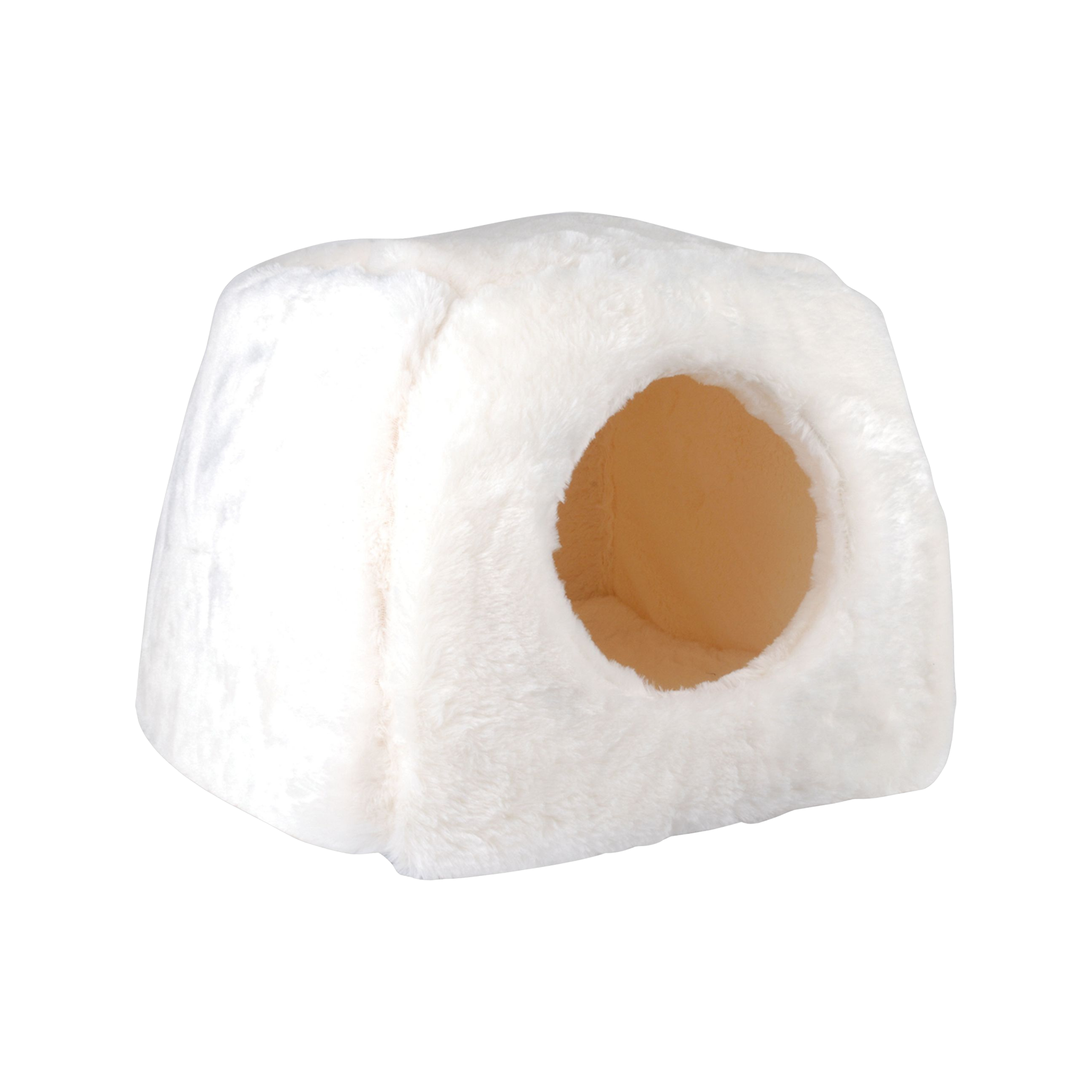 Igloo réversible 2-en-1 imitation fourrure