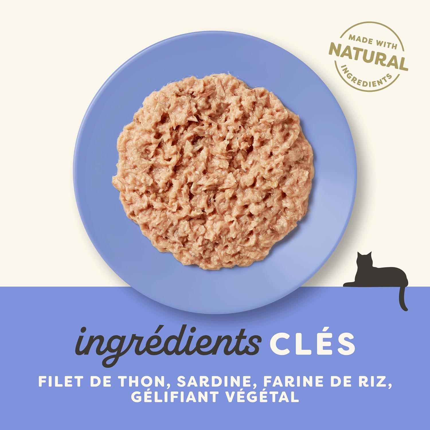 Émiettés de thon et sardine en gelée