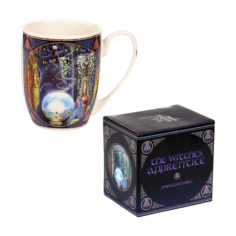 Mug en porcelaine chat apprenti sorcier