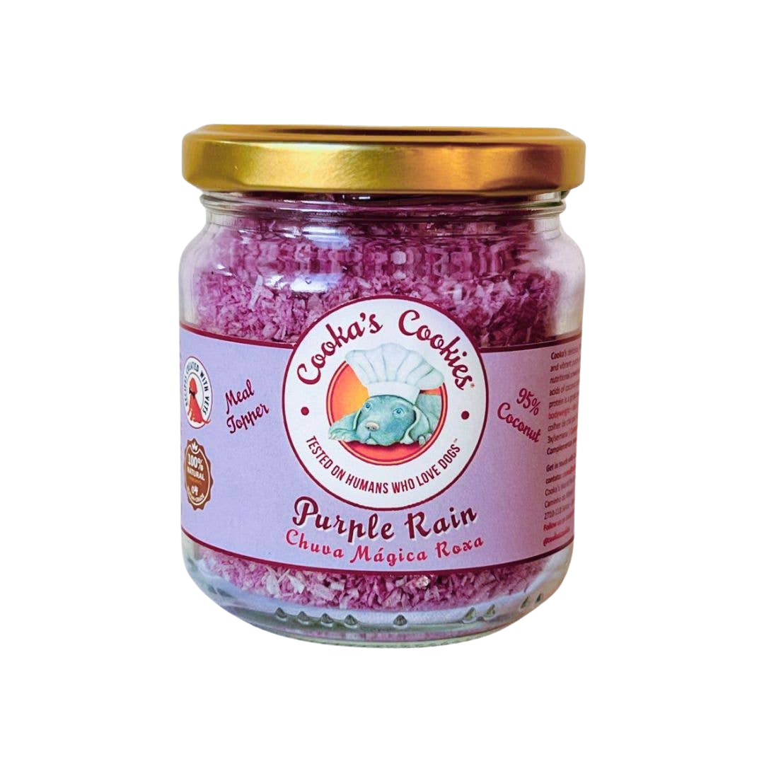 Garniture coco et patate douce violette