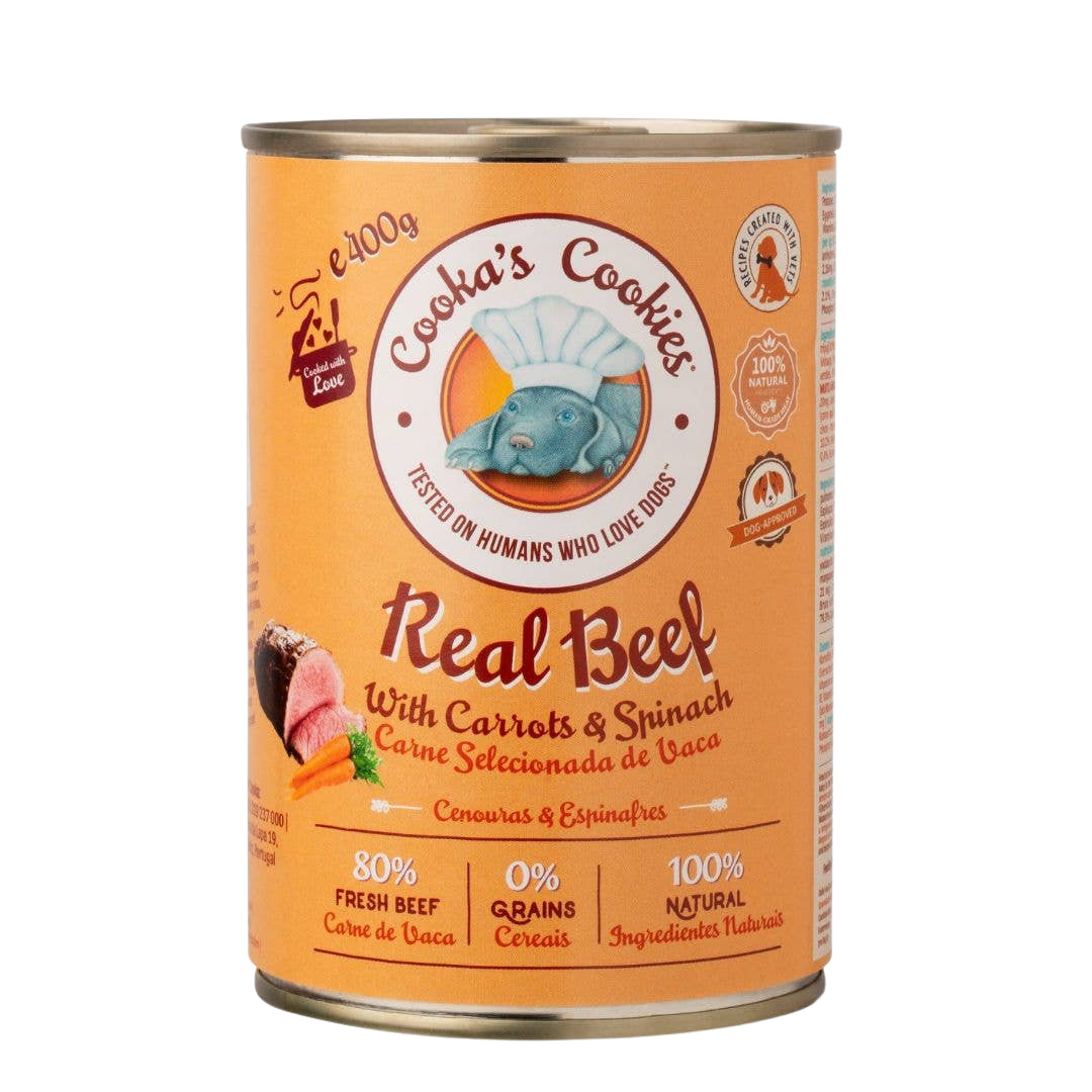 Pâté au bœuf frais avec carottes et épinards