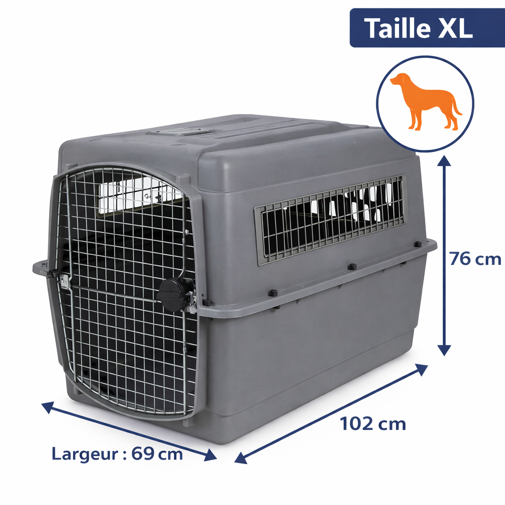 Caisse de transport Sky Kennel homologuée IATA