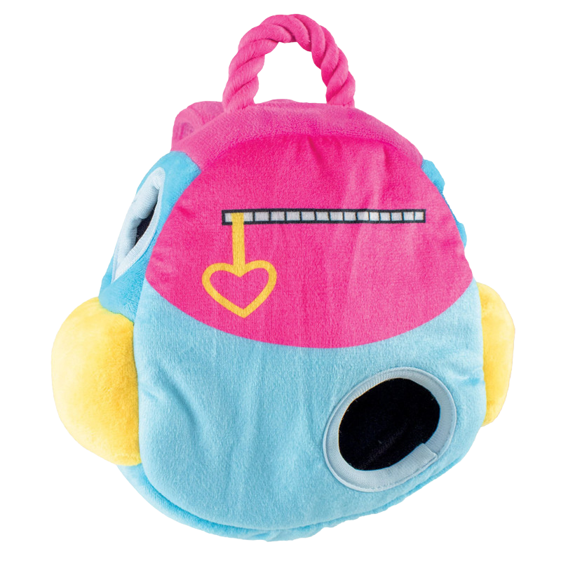 Dog backpack snuffle toy