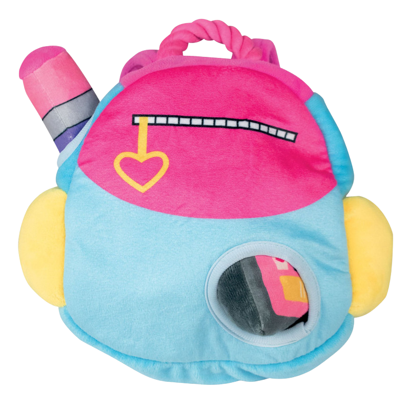 Dog backpack snuffle toy