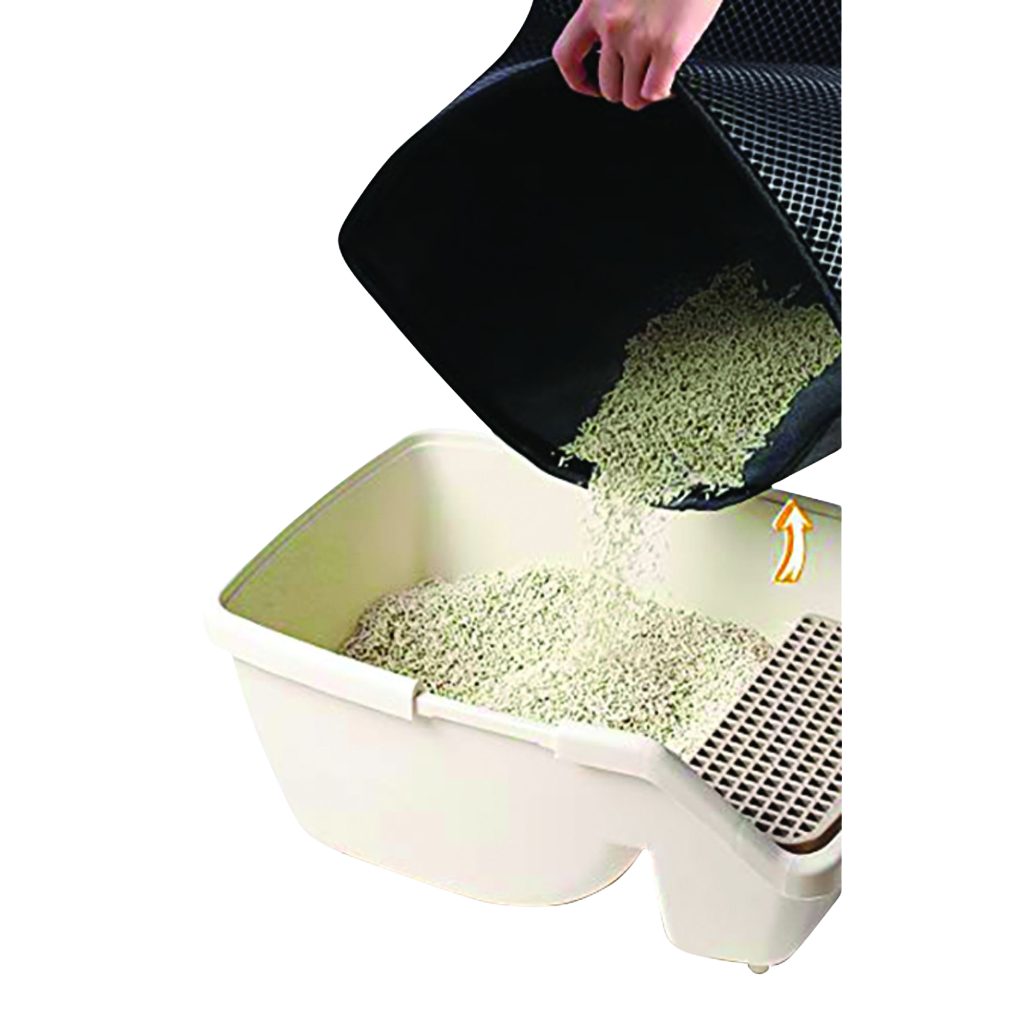 Tapis de sortie de litière nid d’abeille