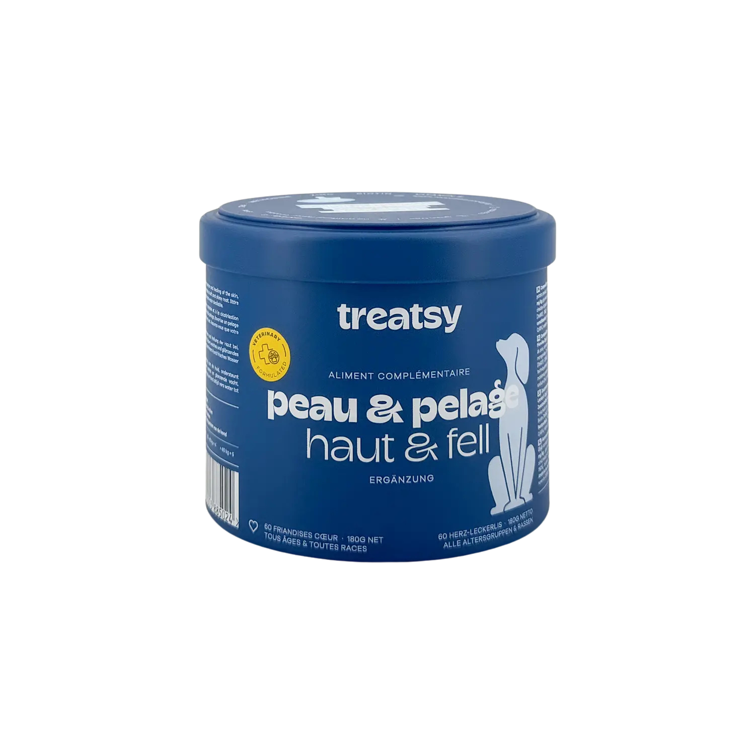 Bouchées moelleuses peau & pelage au poulet – 60 pièces