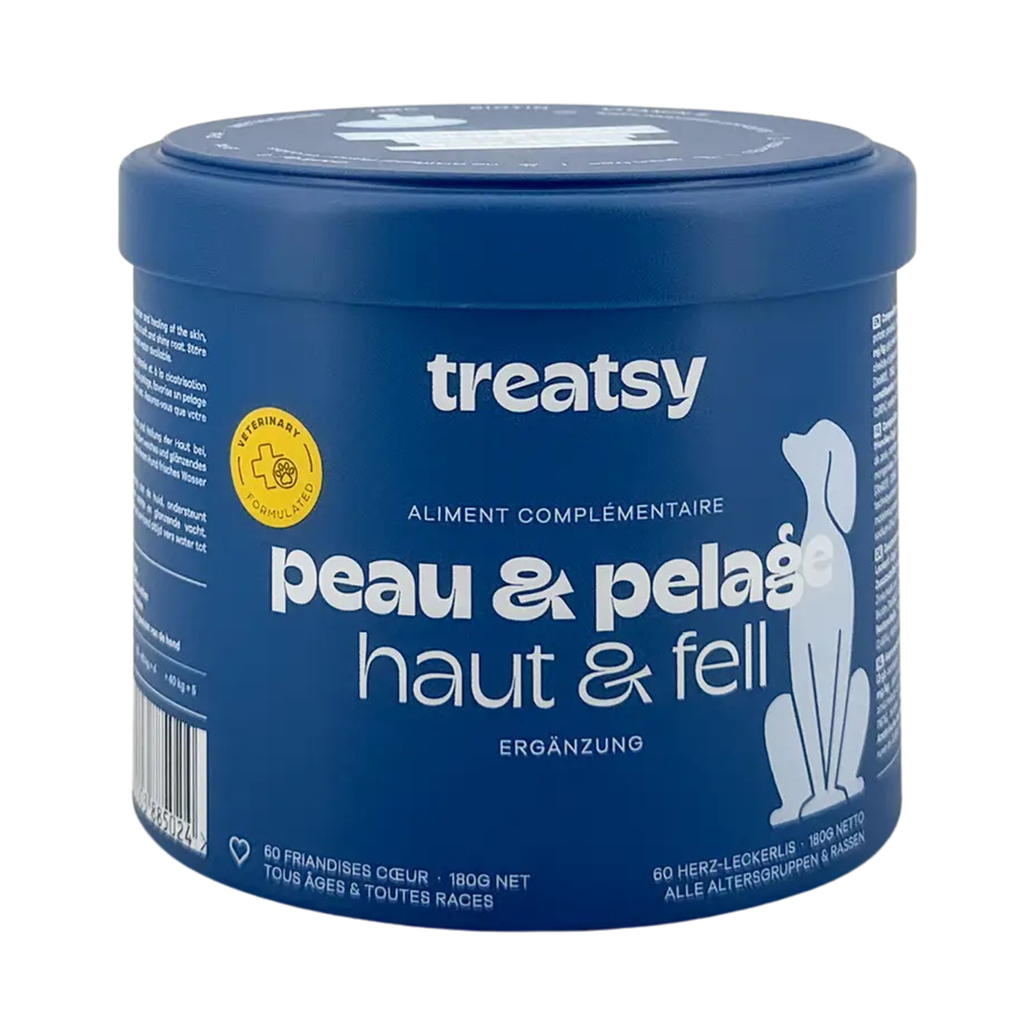 Complément alimentaire peau et pelage au poulet pour chiens