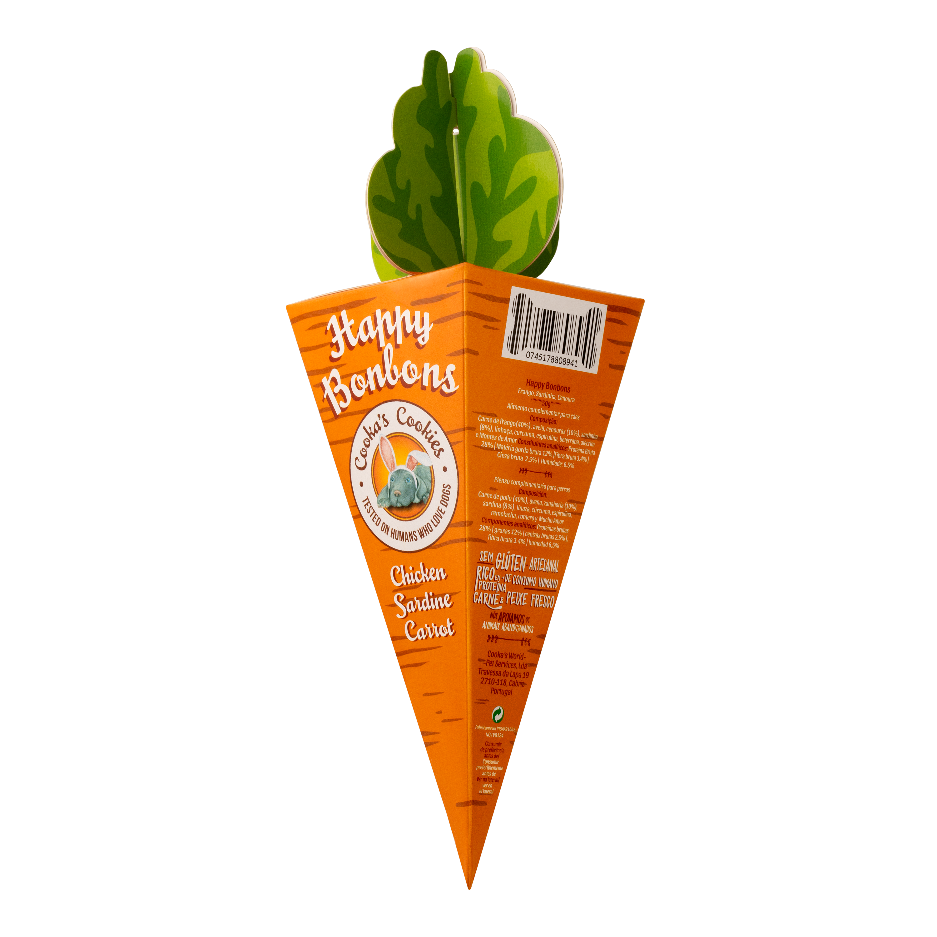 Friandises croquantes dinde et sardine