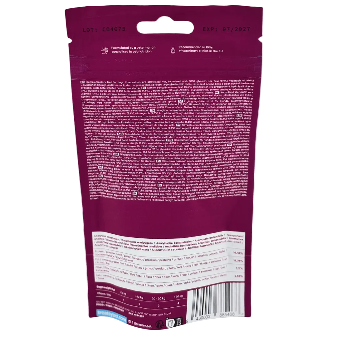 Bouchées moelleuses anti-stress – 30 pièces