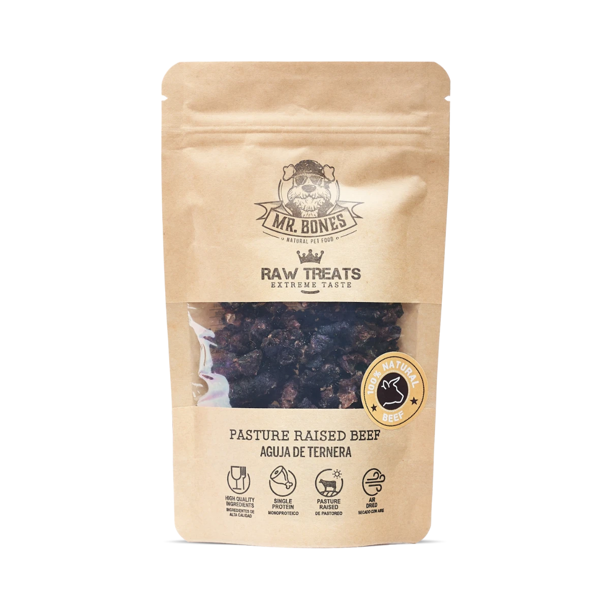 Bouchées de bœuf déshydratées