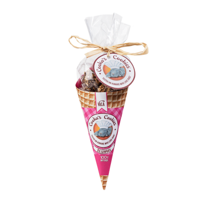 Crunchy Beef Dog Treat Cone