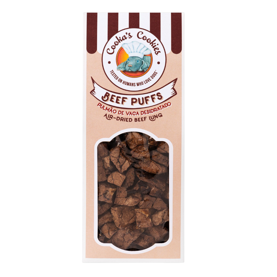 Bouchées de poumon de bœuf séchées à l'air