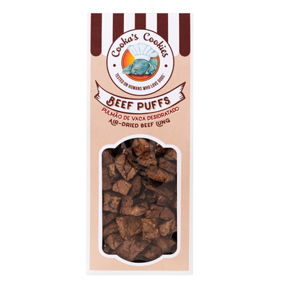 Air-dried beef lung bites
