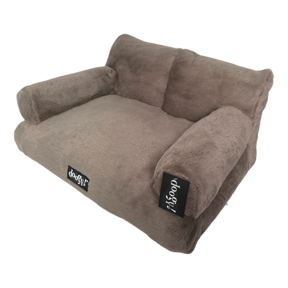 Fauteuil moelleux avec dossier et accoudoirs