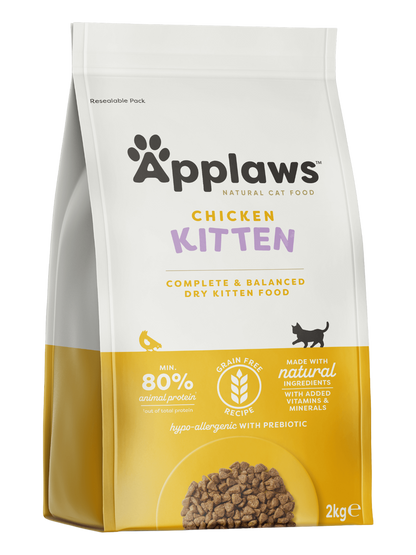 Croquettes au poulet pour chatons