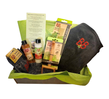 Coffret bain et soin du pelage pour chiot
