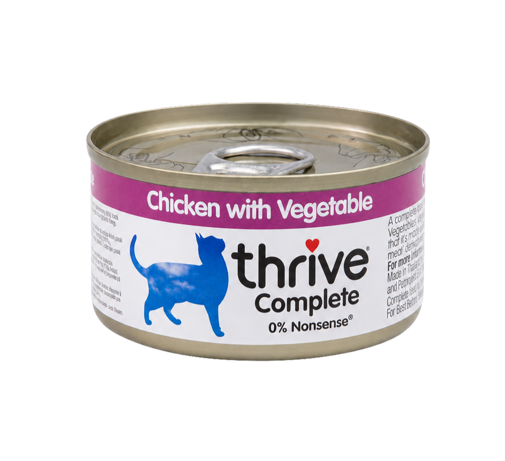 Sliced Chicken with Vegetables for Adult Cats