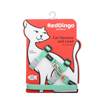 Ensemble harnais et laisse en nylon pastel