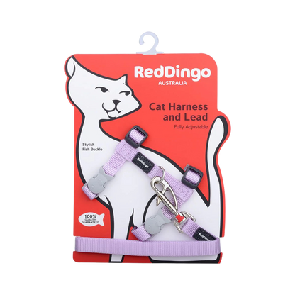 Ensemble harnais et laisse en nylon pastel