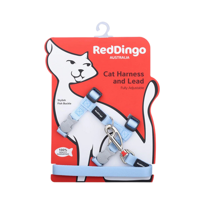 Ensemble harnais et laisse en nylon pastel