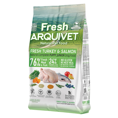 Croquettes semi-humides dinde et saumon frais