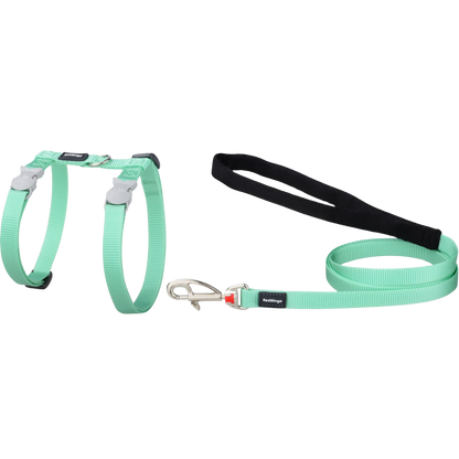 Ensemble harnais et laisse en nylon pastel