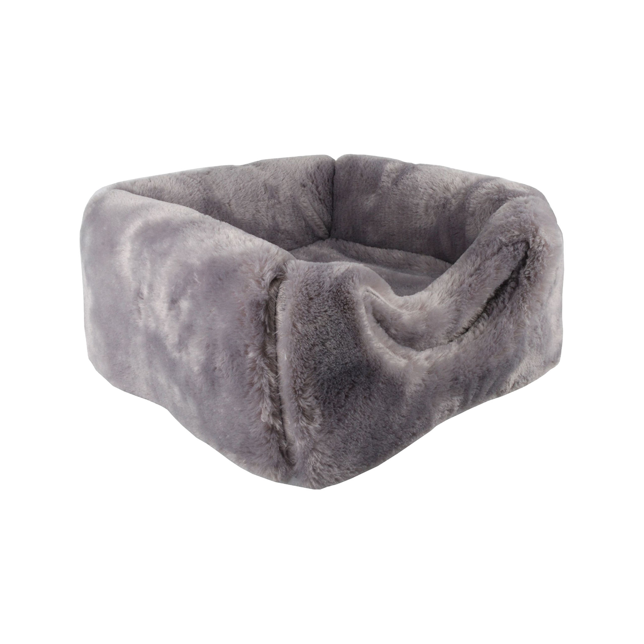 Igloo réversible 2-en-1 imitation fourrure