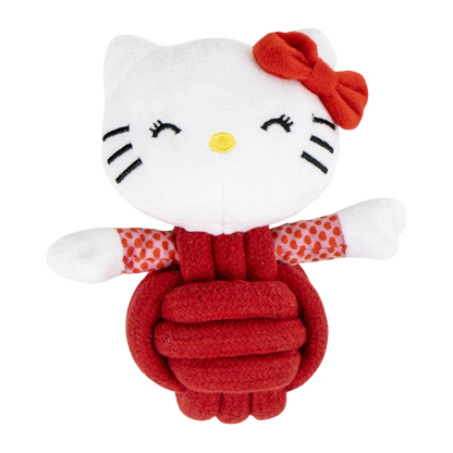 Jouet Hello Kitty peluche et corde avec couineur