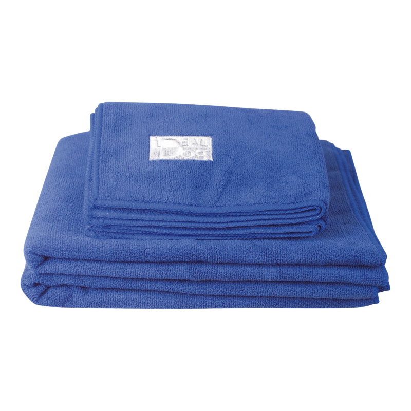 Pack of 2 absorbent microfiber towels for dogs and cats