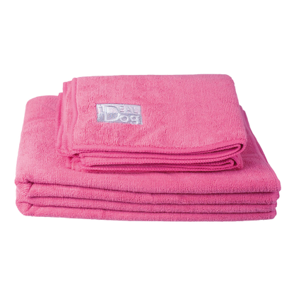 Pack of 2 absorbent microfiber towels for dogs and cats
