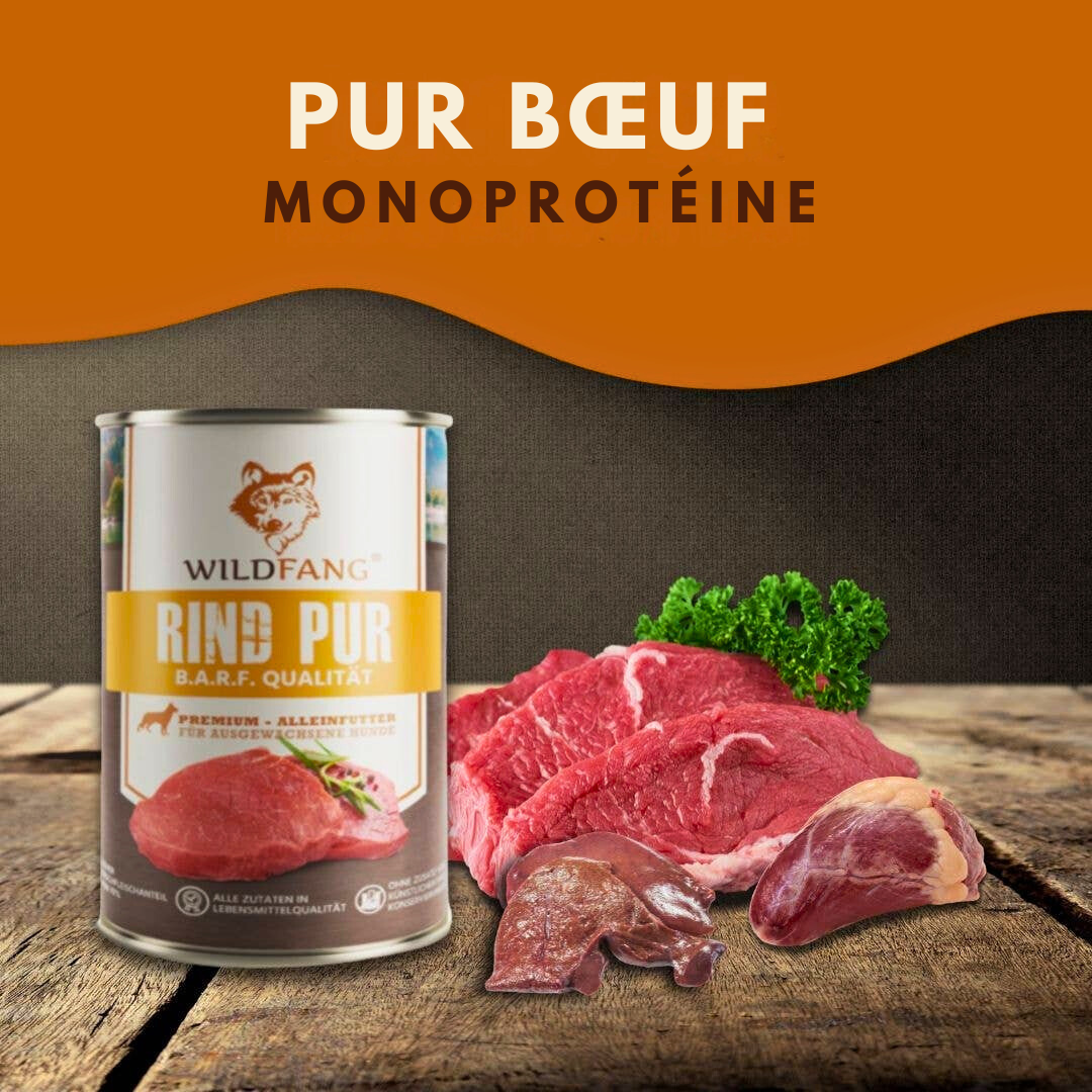 Pâté pur bœuf qualité BARF