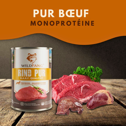Pâté pur bœuf qualité BARF