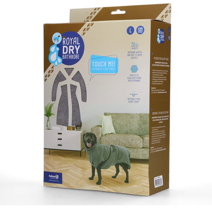 Ultra-absorbent microfiber drying robe