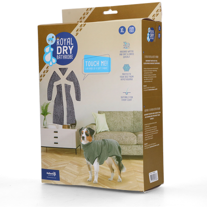 Ultra-absorbent microfiber drying robe