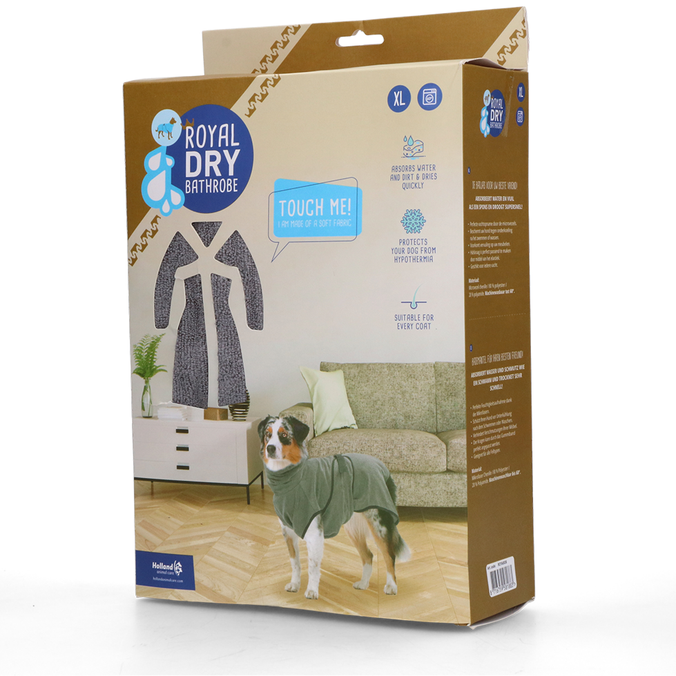 Ultra-absorbent microfiber drying robe