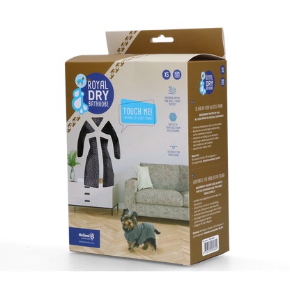 Ultra-absorbent microfiber drying robe