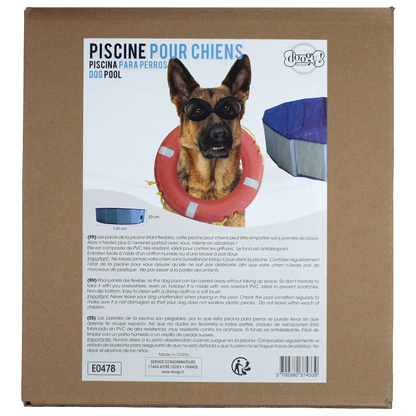 Piscine pliable pour chiens