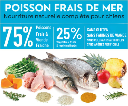 Croquettes semi-humides au poisson frais de la mer