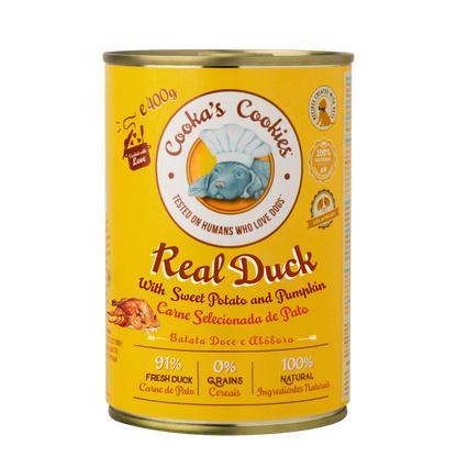 Pâté au canard frais avec patates douces et citrouille