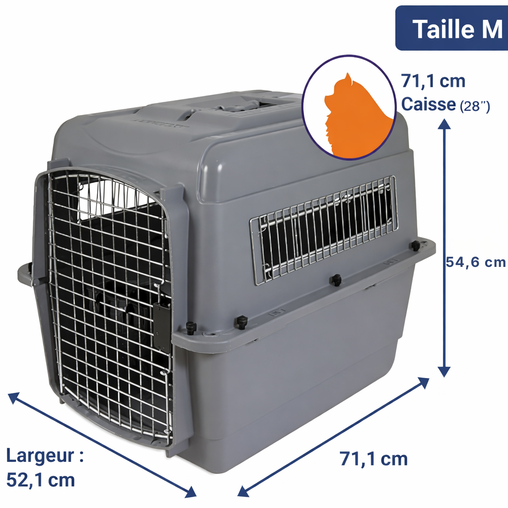 Caisse de transport Sky Kennel homologuée IATA