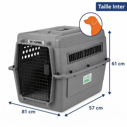 Caisse de transport Sky Kennel homologuée IATA