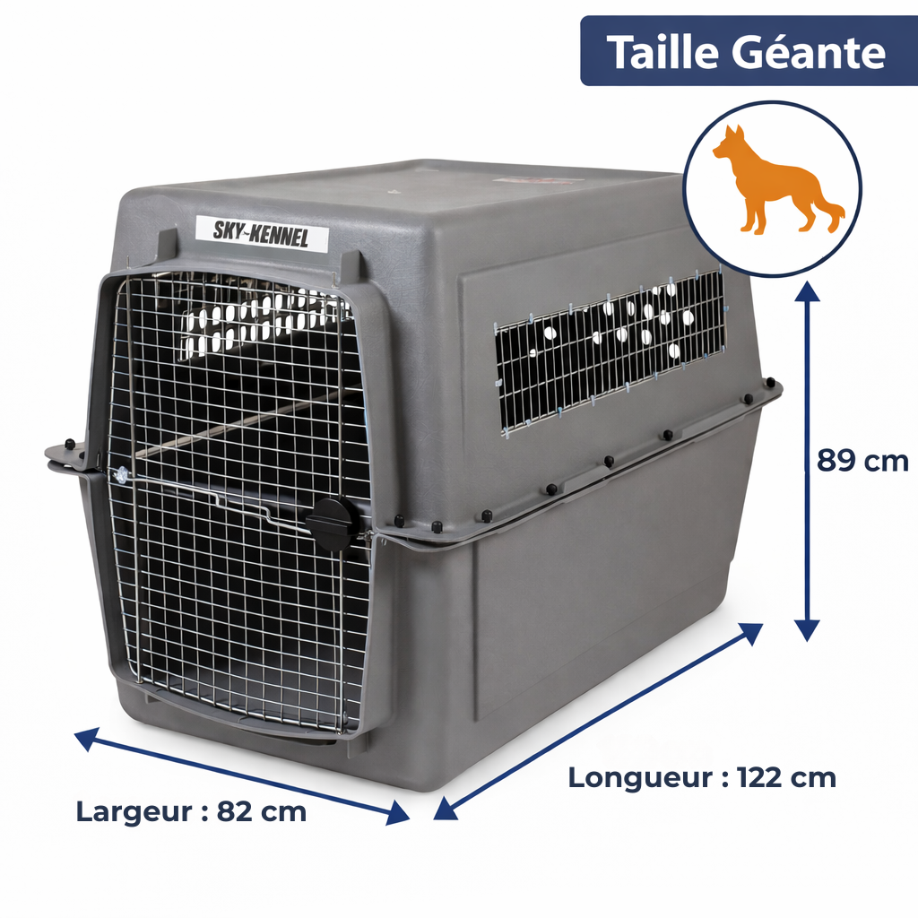 Caisse de transport Sky Kennel homologuée IATA